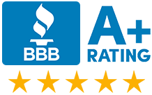 Rated A+ with the Better Business Bureau Rated A+ with the Better Business Bureau