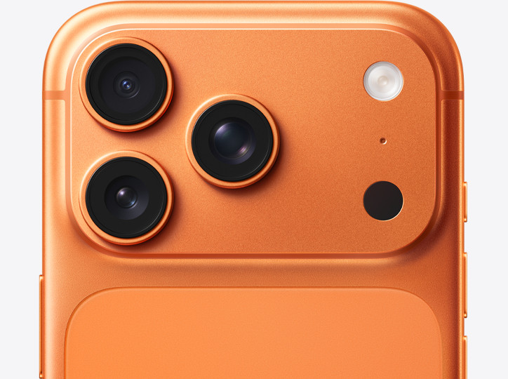 iPhone 17 Pro finish select cosmic orange-202509 AV2 at Apple Store